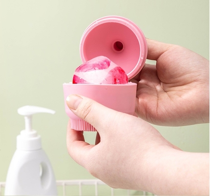 Massagista de rolos de molde de gelo facial de beleza de silicone sustentável para rosto, olhos e pescoço
