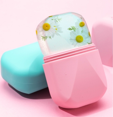 Refrigerador Facial Olho Cuidado da Pele Corpo Vidro de elevação Para Glóbulos de Gelo Roller de gelo feito de silicone