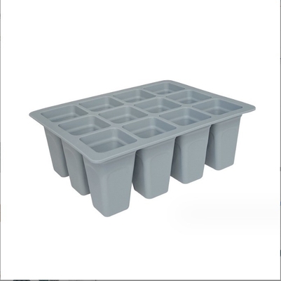 Caixa de plástico de silicone reutilizável para germinação de potes de flores ecológicos