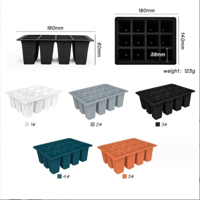 Caixa de plástico de silicone reutilizável para germinação de potes de flores ecológicos