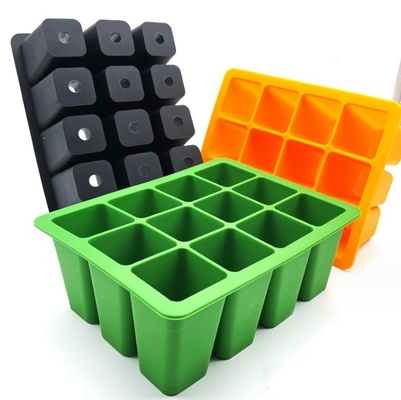 Taças de silicone para jardim de infância tampa Taça de germinação de sementes resistente à corrosão para estufas