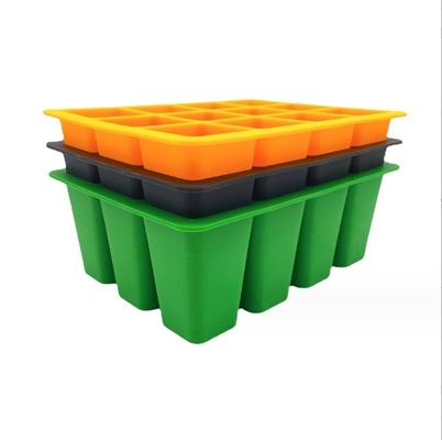 Taças de silicone para jardim de infância tampa Taça de germinação de sementes resistente à corrosão para estufas