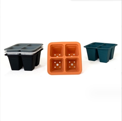 Tray de flores de silicone não revestido para germinação de sementes reutilizáveis