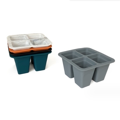 Tray de flores de silicone não revestido para germinação de sementes reutilizáveis