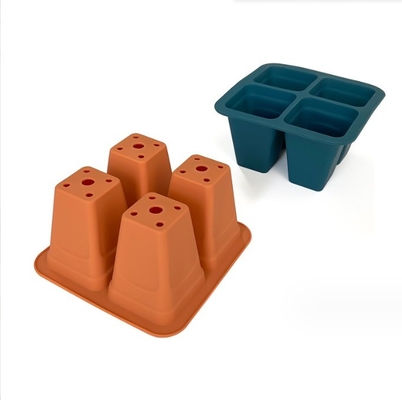 Embalagem de germinação de sedimentos reutilizável Embalagem de criadouros de silicone para germinação de sementes de jardim