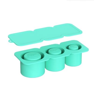 Criador de gelo de silicone com tampa para moldes de gelo de cilindro oco 3 sustentável e por Stanley