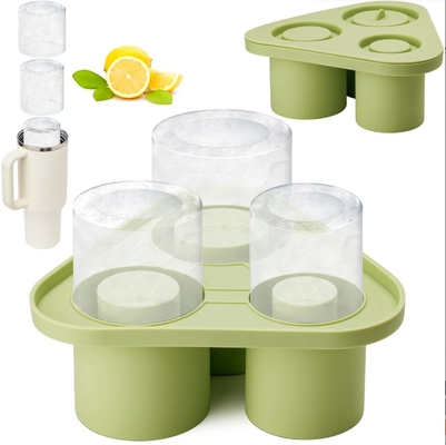 Caixa de cubos de gelo de molde de silicone para Tumbler Cup Acessórios de cozinha de bar